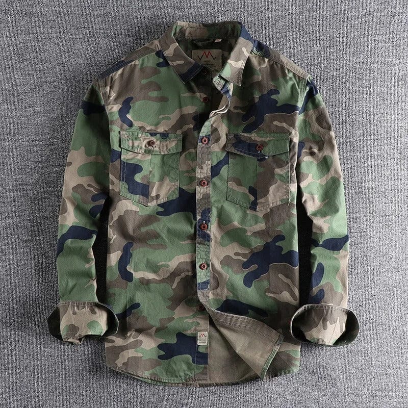 ALESSIODUINI™ camouflage shirt